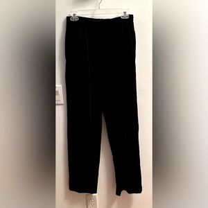 Impressions Black Velvet Pants